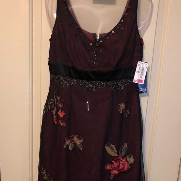 Beautiful Andianna Papell Dress Size 6 petite - Picture 3 of 16